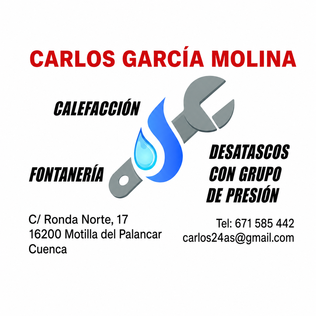 Carlos García Molina — Fontanería