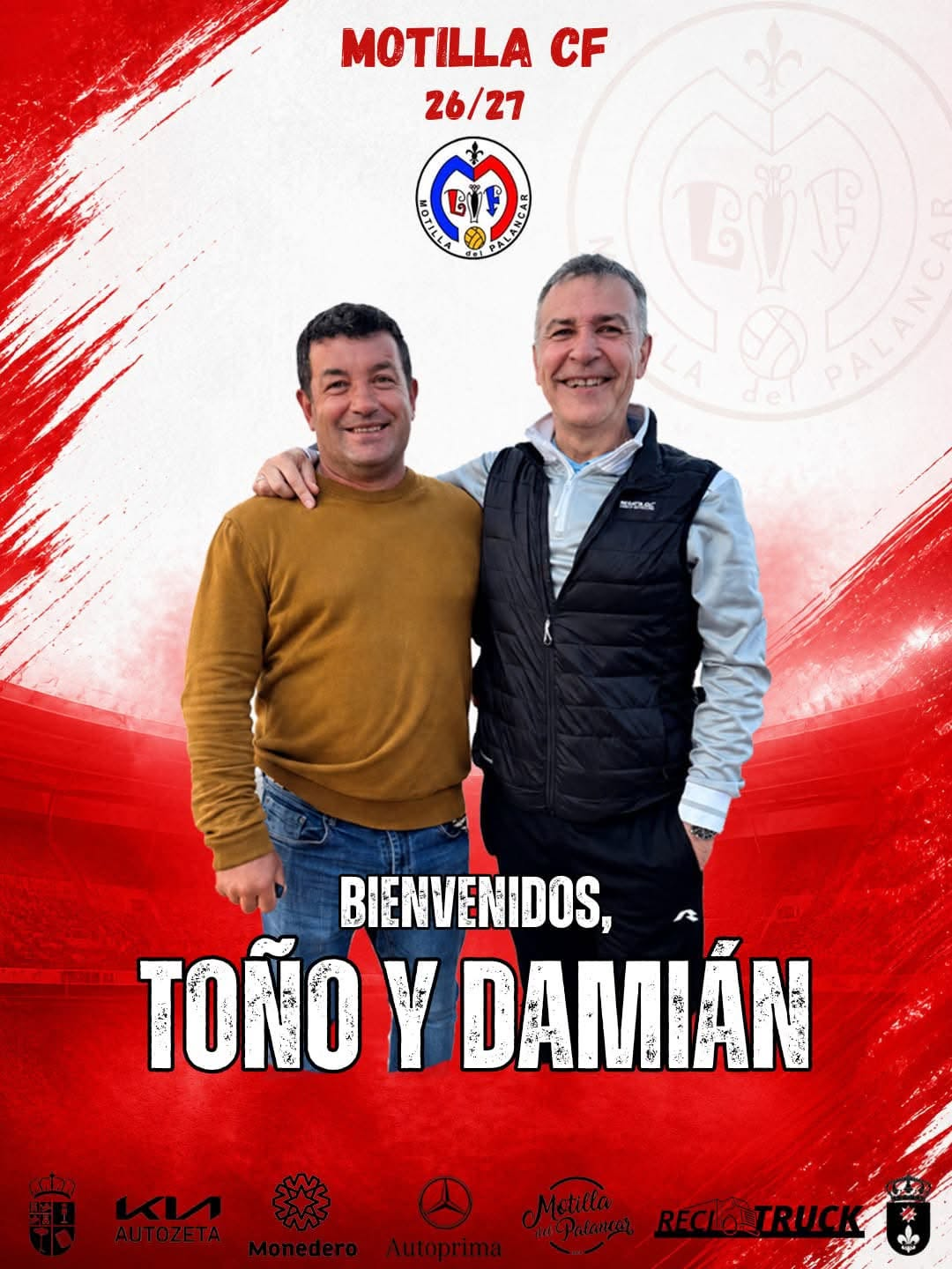 Nuestro nuevo cuerpo técnico: Toño y Damián